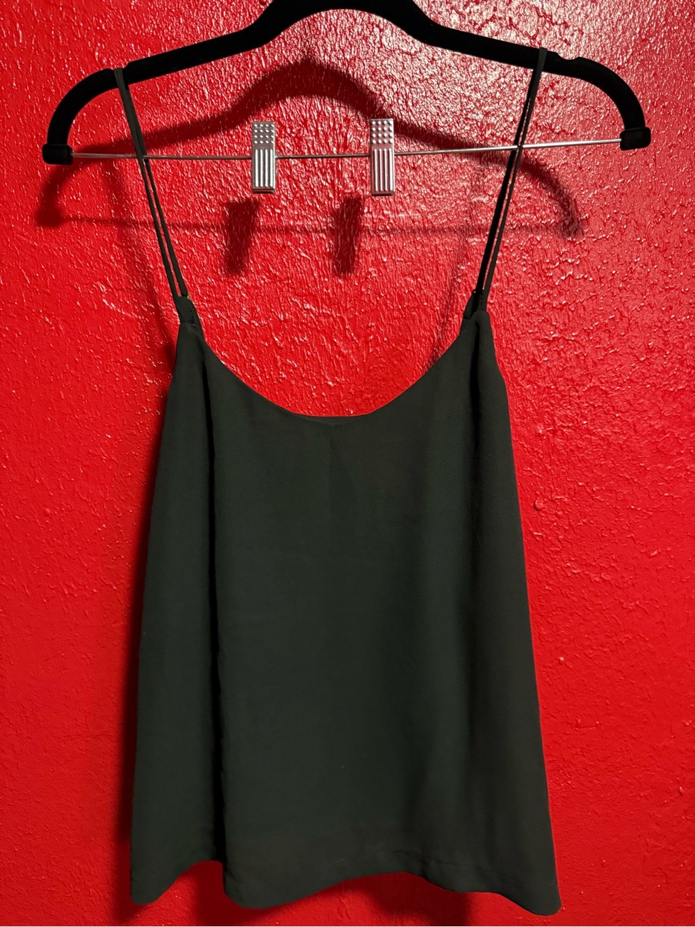 135. Preloved Show Me Your MuMu Black Spaghetti Strap Cami